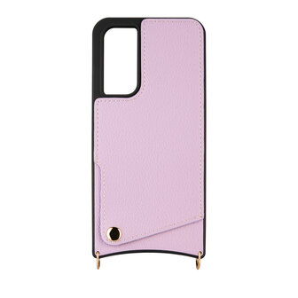 Samsung A34 Paars - Back Cover met Bandje