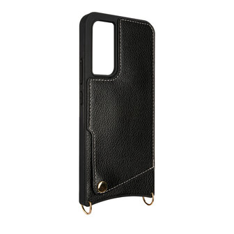 Samsung A14 Zwart - Back Cover met Bandje