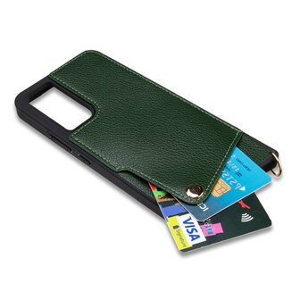 Samsung A34 Groen - Back Cover met Bandje