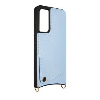 Samsung A54 Blauw - Back Cover met Bandje