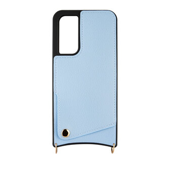 Samsung A54 Blauw - Back Cover met Bandje