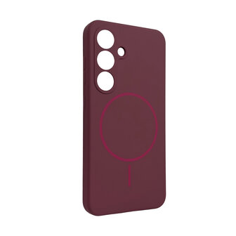 Samsung S25 Plus - Bordeaux - Zachte MagSafe Liquid Case