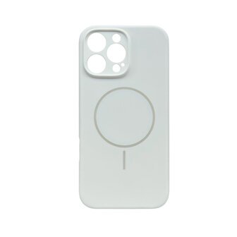 iPhone 16 Pro Max - Wit - Zachte MagSafe Liquid Case