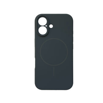 iPhone 16 Plus - Grijs - Zachte MagSafe Liquid Case