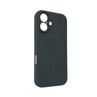 iPhone 16 Plus - Grijs - Zachte MagSafe Liquid Case