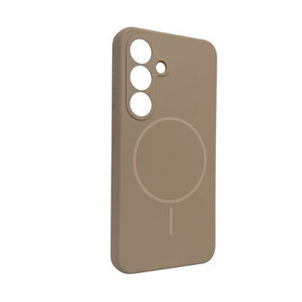 Samsung S25 Plus - Beige - Zachte MagSafe Liquid Case