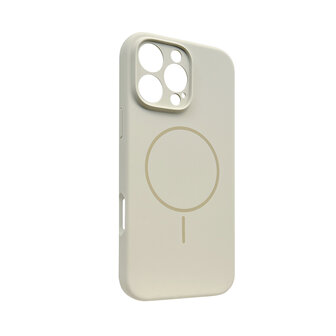 iPhone 16 Pro - Beige - Zachte MagSafe Liquid Case