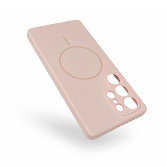 Samsung S25 Ultra - Roze - Zachte MagSafe Liquid Case