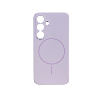 Samsung S25 Plus - Paars - Zachte MagSafe Liquid Case