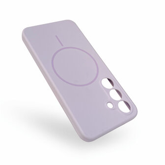 Samsung S25 Plus - Paars - Zachte MagSafe Liquid Case