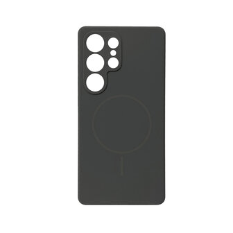 Samsung S25 Ultra - Grijs - Zachte MagSafe Liquid Case