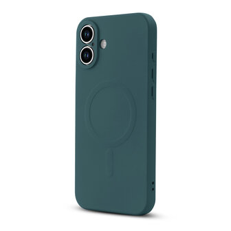 iPhone 16 - Groen - Camera Siliconen MagSafe Back Cover