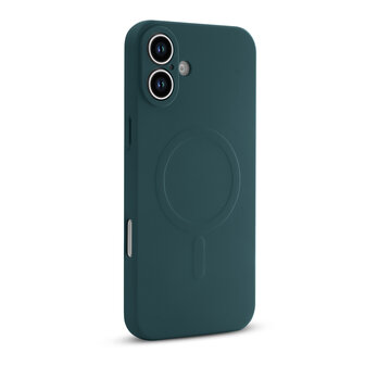iPhone 16 - Groen - Camera Siliconen MagSafe Back Cover