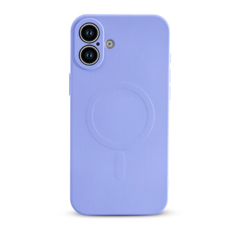 iPhone 16 Plus - Paars - Camera Siliconen MagSafe Back Cover