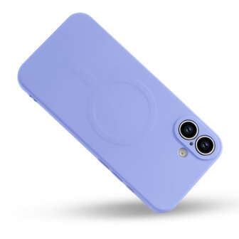 iPhone 16 Plus - Paars - Camera Siliconen MagSafe Back Cover
