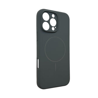 iPhone 16 Pro - Grijs - Zachte MagSafe Liquid Case