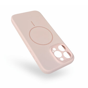 iPhone 16 Pro Max - Roze - Zachte MagSafe Liquid Case