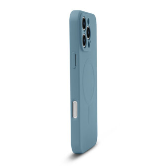 iPhone 16 Pro - Licht Blauw - Camera Siliconen MagSafe Back Cover