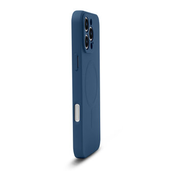 iPhone 16 Pro - Blauw - Camera Siliconen MagSafe Back Cover