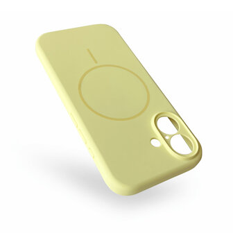 iPhone 16 - Geel - Zachte MagSafe Liquid Case