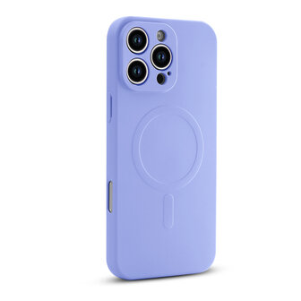 iPhone 16 Pro - Paars - Camera Siliconen MagSafe Back Cover