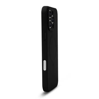 iPhone 16 Pro Max - Zwart - Camera Siliconen MagSafe Back Cover