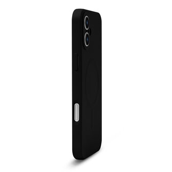 iPhone 16 Plus - Zwart - Camera Siliconen MagSafe Back Cover