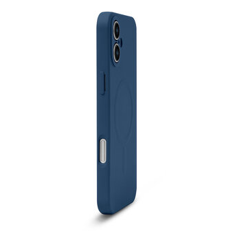iPhone 16 Plus - Blauw - Camera Siliconen MagSafe Back Cover