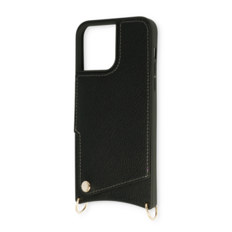 iPhone 11 Pro Max Zwart - Back Cover met Bandje