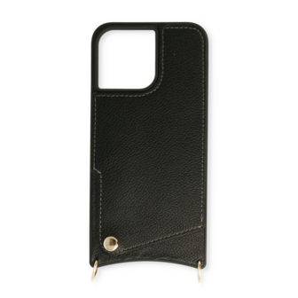 iPhone 11 Pro Max Zwart - Back Cover met Bandje