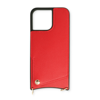 iPhone 11 Pro Max Rood - Back Cover met Bandje