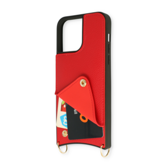 iPhone 11 Pro Max Rood - Back Cover met Bandje