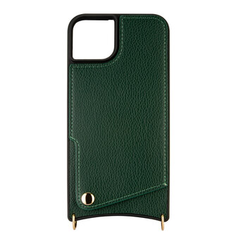 iPhone 15 Groen - Back Cover met Bandje