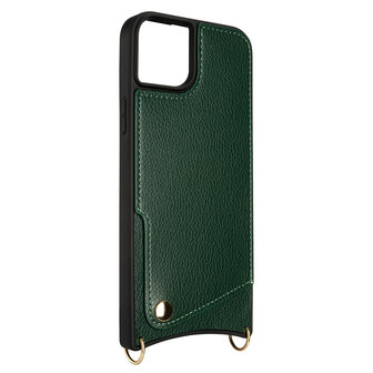 iPhone 15 Groen - Back Cover met Bandje