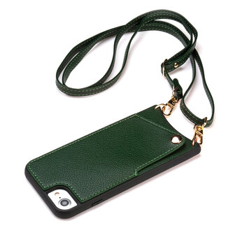 iPhone SE (2022 / 2020) - iPhone 7 &amp;amp; 8 Groen - Back Cover met Bandje