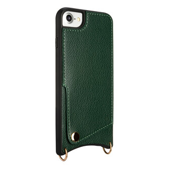 iPhone SE (2022 / 2020) - iPhone 7 &amp;amp; 8 Groen - Back Cover met Bandje