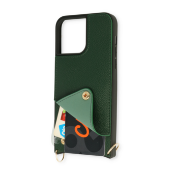 iPhone 11 Pro Max Groen - Back Cover met Bandje