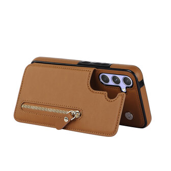 Samsung A54 Bruin - Back Cover met Koord