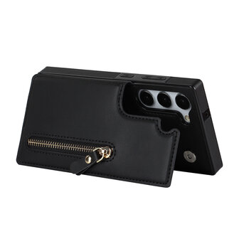 Samsung S24 Zwart - Back Cover met Koord