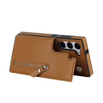 Samsung S23 Plus Bruin - Back Cover met Koord