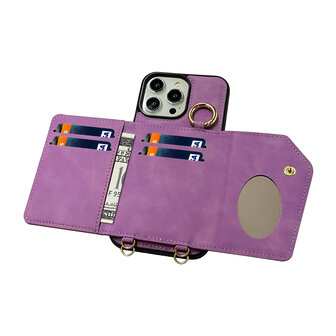 iPhone 14 Pro Bright Lila - Magsafe 2 in 1 met Koord