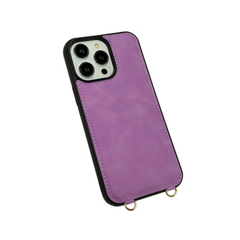 iPhone 14 Pro Bright Lila - Magsafe 2 in 1 met Koord