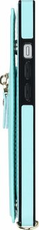 iPhone 14 Turquoise - Back Cover met Koord