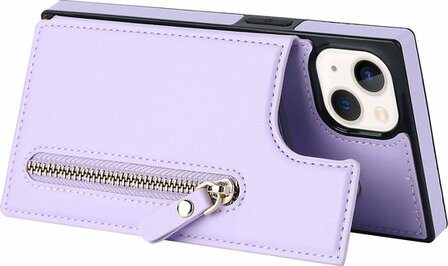 iPhone 15 Plus Paars - Back Cover met Koord