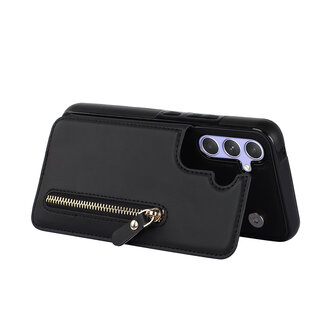 Samsung A14 Zwart - Back Cover met Koord