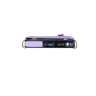 Samsung S24 Ultra Paars - Back Cover met Koord