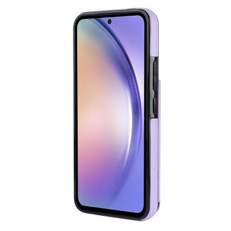 Samsung A15 - Paars - Back Cover met Koord