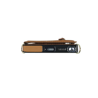 Samsung S24 Ultra Bruin - Back Cover met Koord