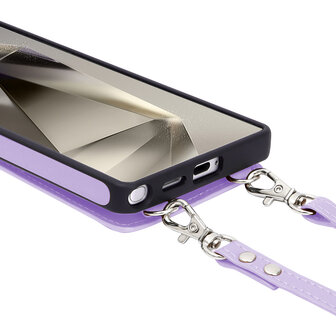 Samsung S25 Ultra - Paars - Back Cover met Koord