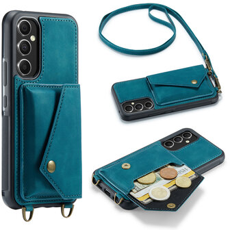 Samsung A14 Emerald Green - Back Cover met Koord